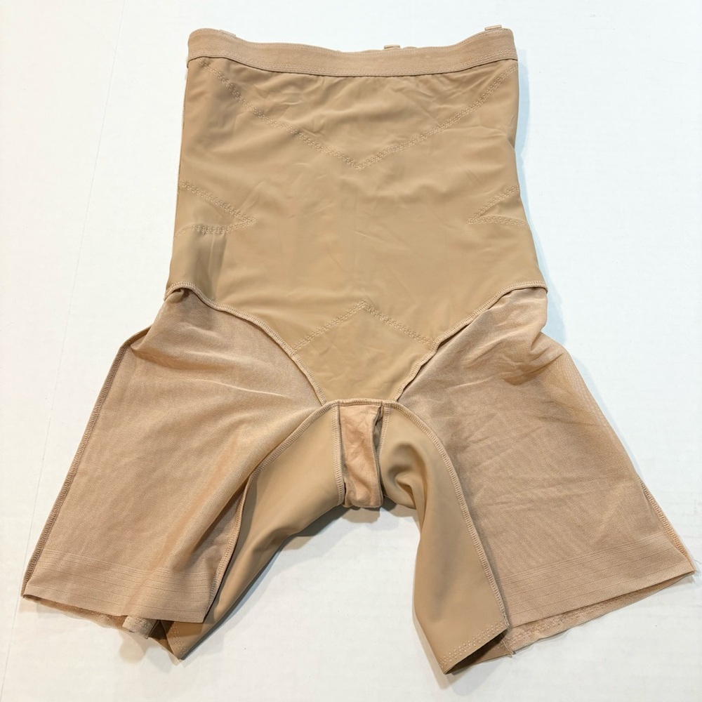 NEW Honeylove SuperPower Shorts Sand Nude/Beige High Waist Shapewear - Picture 5 of 12